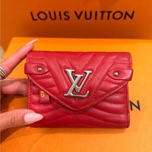 Louis Vuitton Quilted Red Wallet